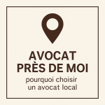 Avocat près de moi ou autour de moi