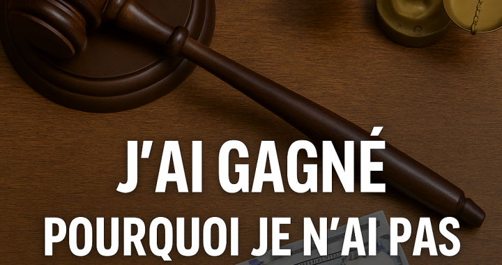 J’ai gagné mon procès : pourquoi je n’ai pas encore touché mon argent ?